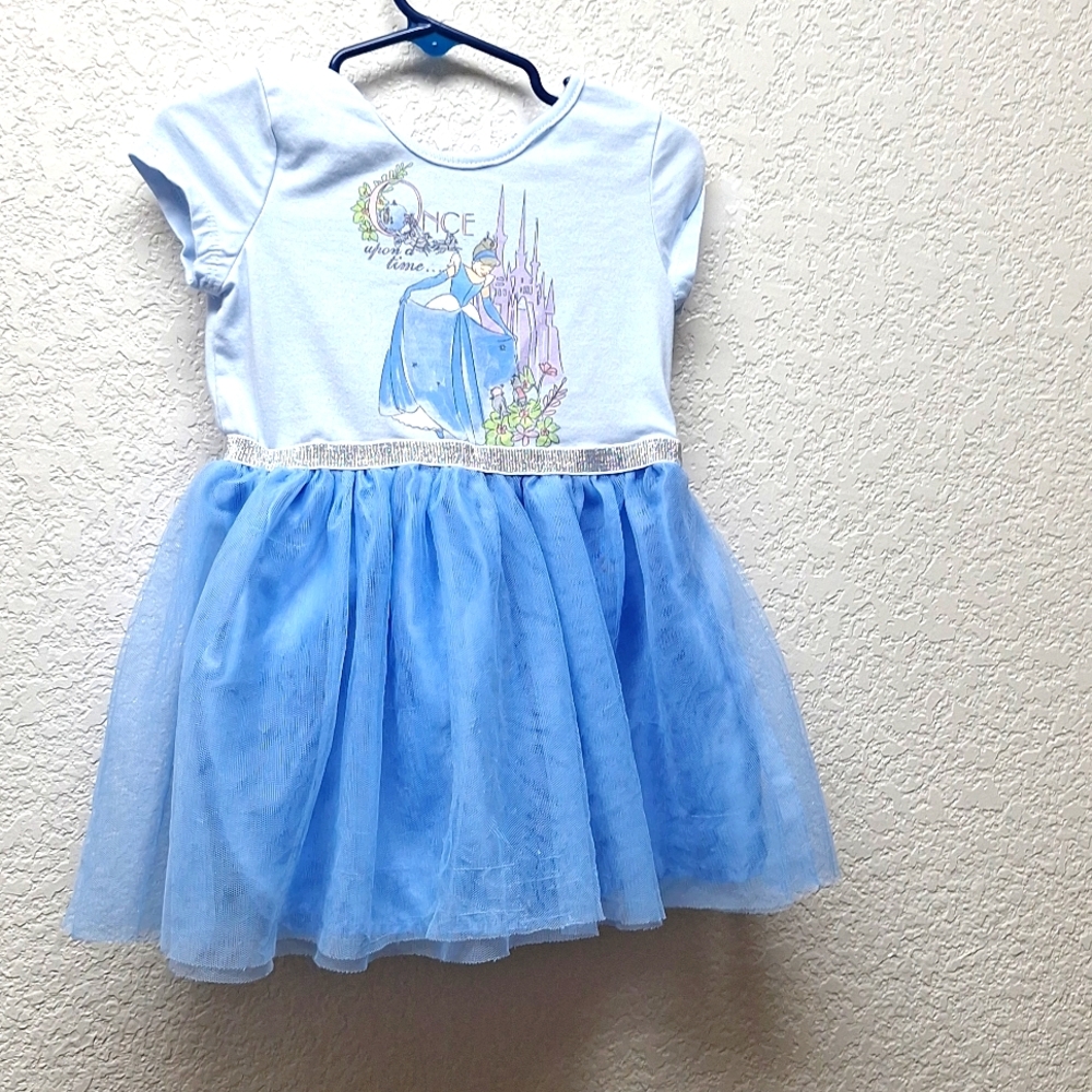 2t blue dress, no stains great condition.